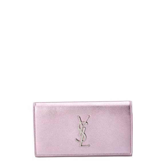 Saint Laurent Handbags - Saint Laurent Cassandre Large Leather Continental Wallet